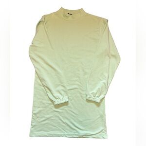 Nasty Gal layered sleeve lime green dress.